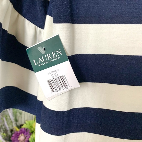 NWT Lauren Ralph Lauren Kitsu Striped Dress - Picture 6 of 16